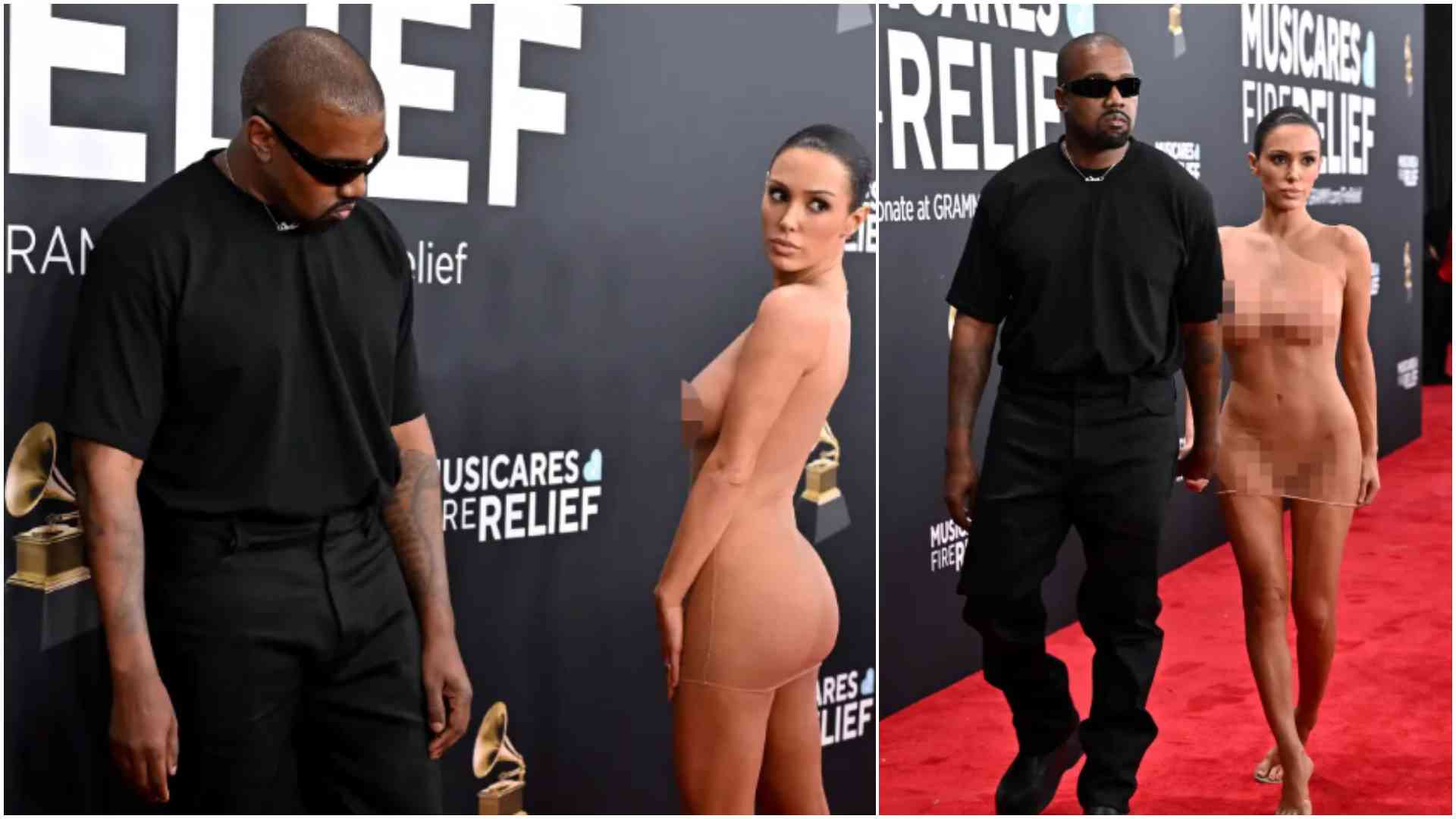 Kanye West's wife Bianca Censori had doubts on nude Grammys look, rapper insisted, friend claims