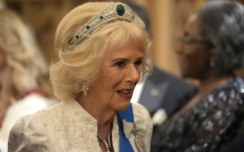 Queen Camilla recalls fighting back against train attacker