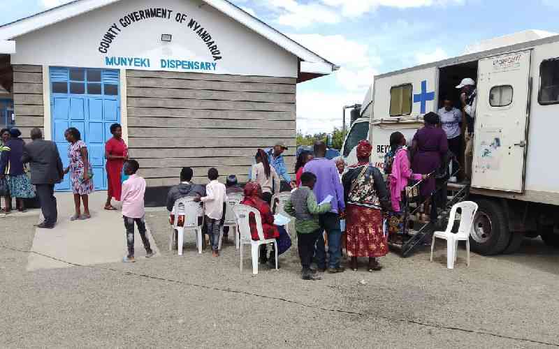 Governor Badilisha unveils Sh25 million dispensary for Ol Kalou residents
