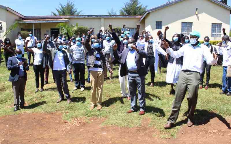 Medical services paralysed in Meru after medics down tools