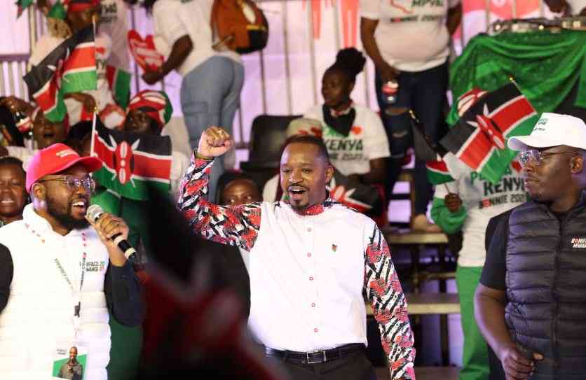 Bonnie Mwangi is running for Prezzo, so I might have friends in high places
