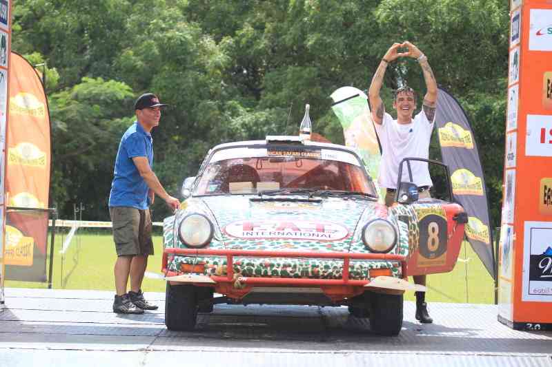 Italian Amos crowned 2023 East African Safari Classic Rally champion