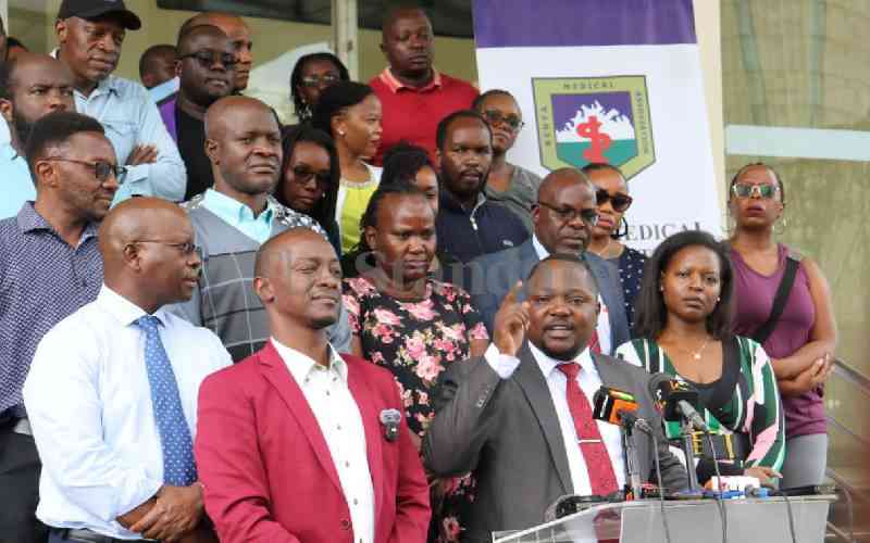 Private doctors to join strike in 7 days as church, Raila speak out
