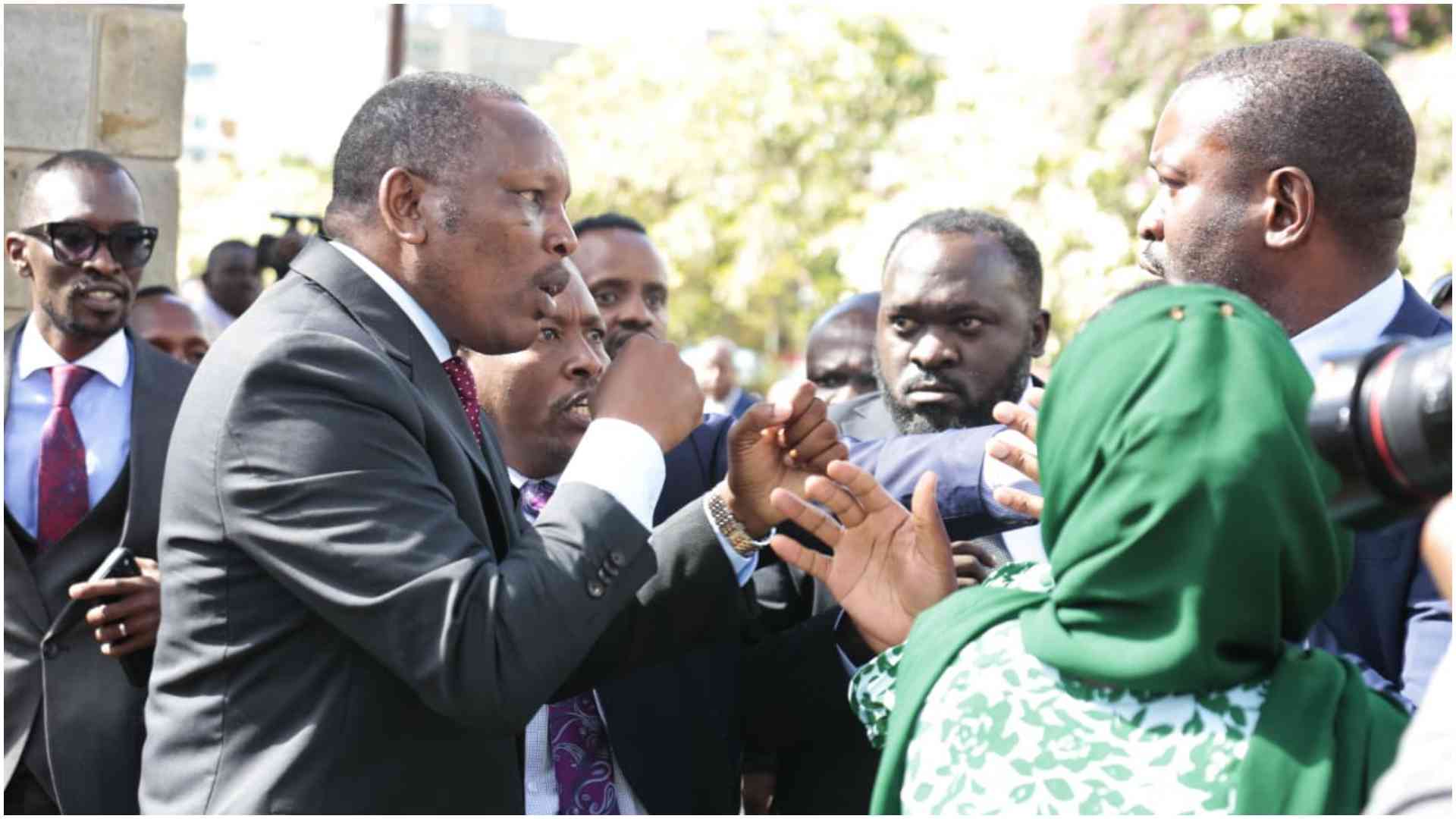 I am ready to face Sifuna as a man! Governor Lelelit declares after being manhandled outside parliament