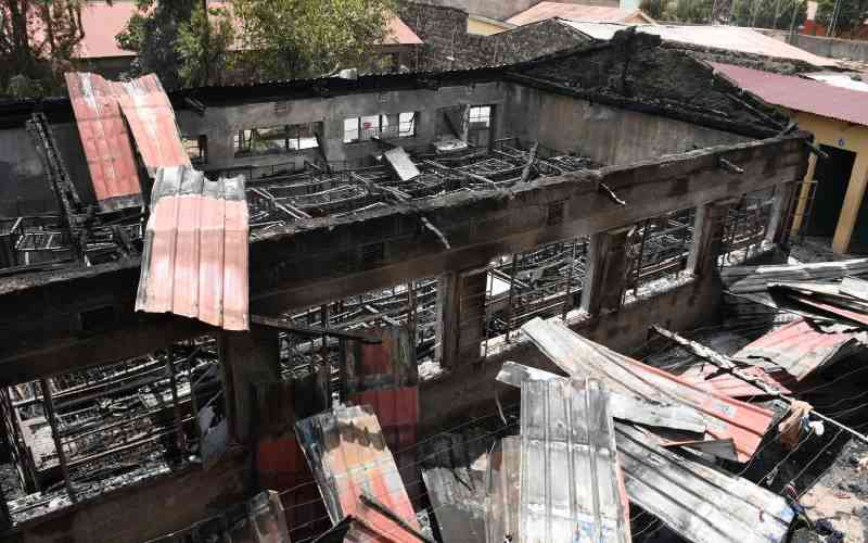 Fire destroys dormitory at St Mary's Girls Primary School