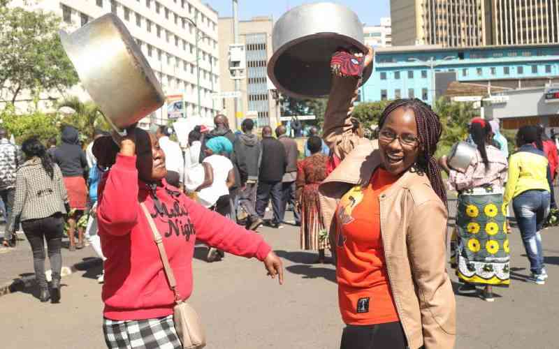Artisans, slum dwellers march in support of Housing Levy