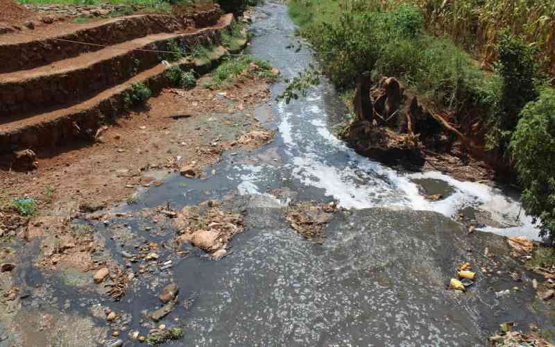 River Nyakomisaro: Kisii's toxic artery where Bamako promise drowns