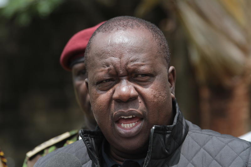 Fred Matiang'i to chair security meeting on elections preparedness