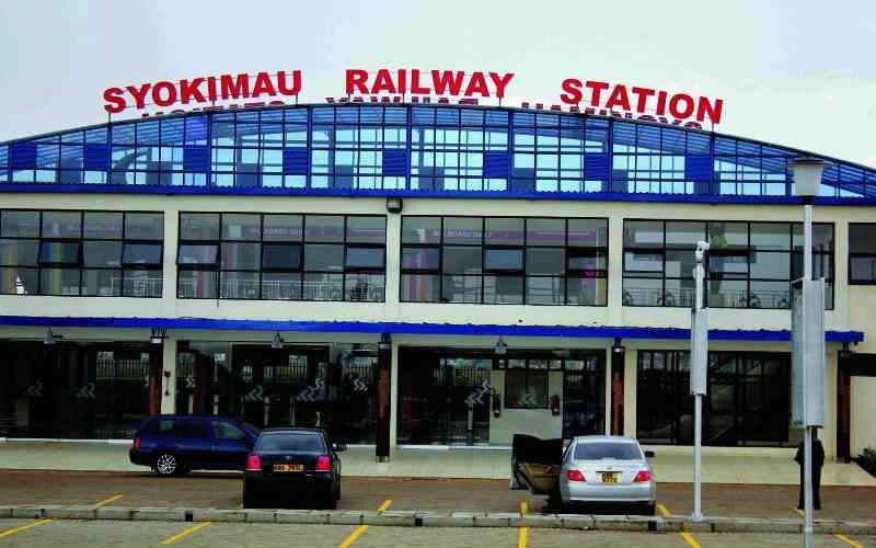 Traffic near Syokimau Railway ...