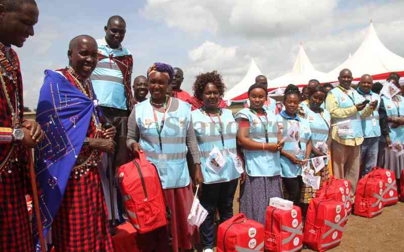 Kajiado Health volunteers to push UHC beneficiaries to 50,000