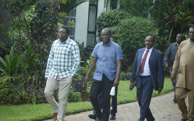 It is highly unlikely that Tuju was running away from his own shadow