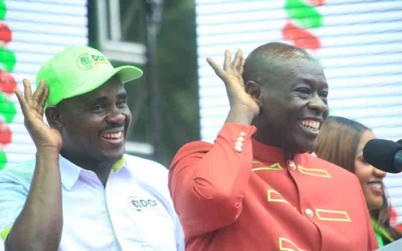 'Skiza ground,' Inside the unveiling of Gachagua's DCP party