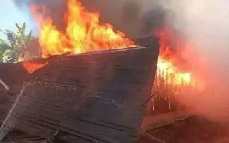 Fire at Kerugoya Prison destroys at least 21 houses