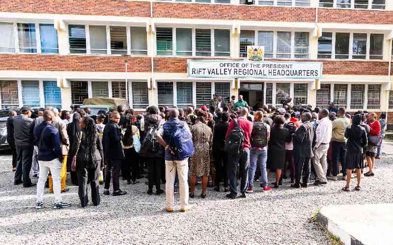 CS Ruku makes impromptu visit to Nakuru, locks late civil servants out of offices