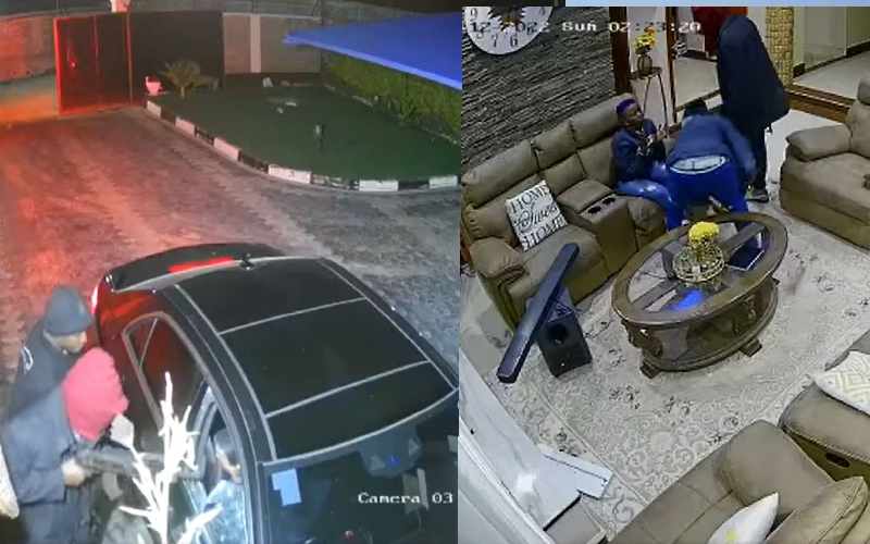 CCTV footage: Woman robbed at her Rongai home