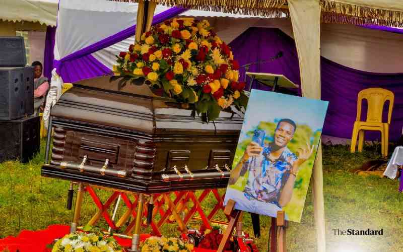 'One term' chants disrupt funeral of Comedian KK Mwenyewe