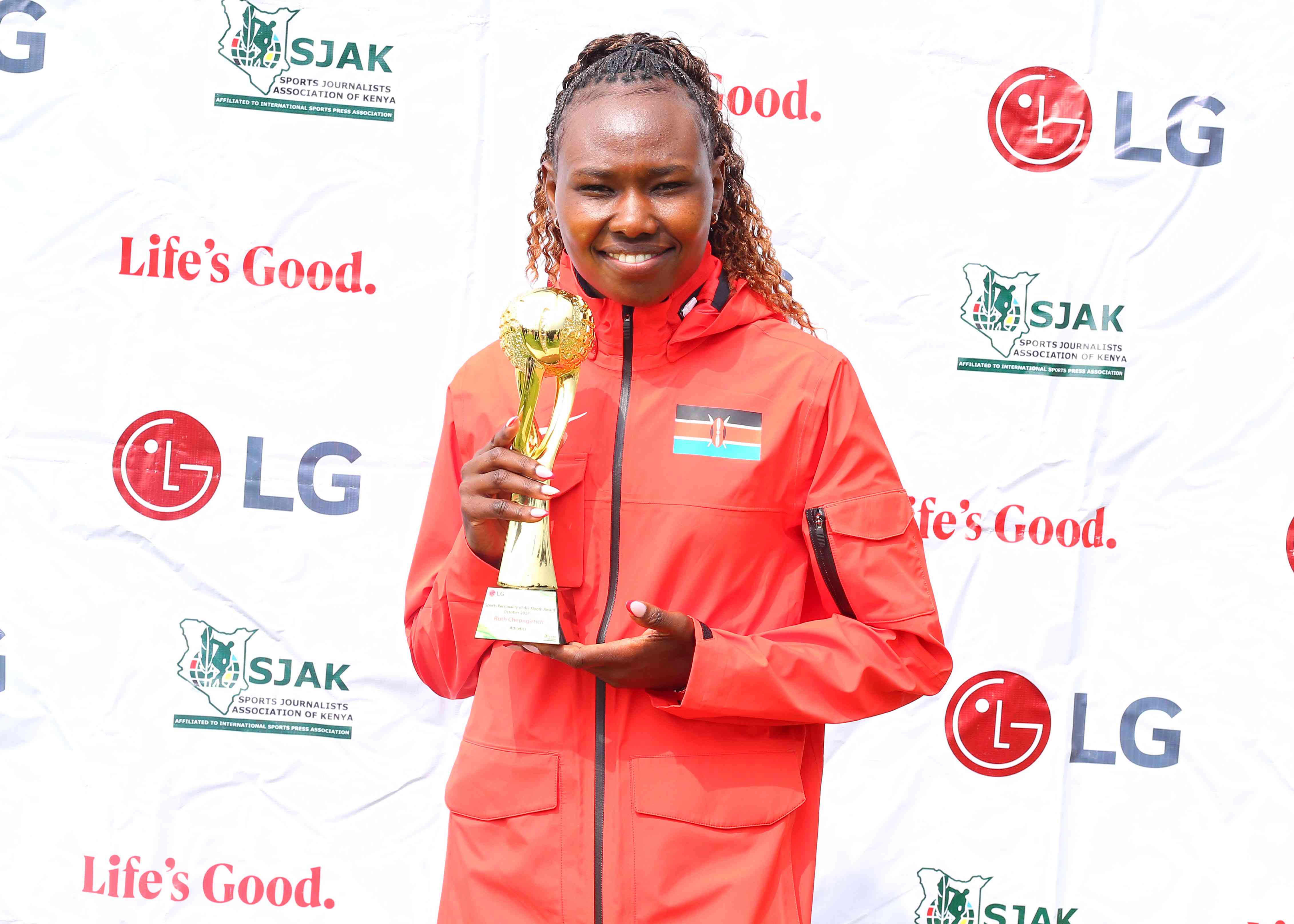 Ruth Chepngetich wins October SJAK Sports Personality of the Month