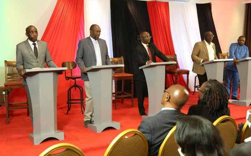 Revenue, crime top takeaways from Nakuru governor debate