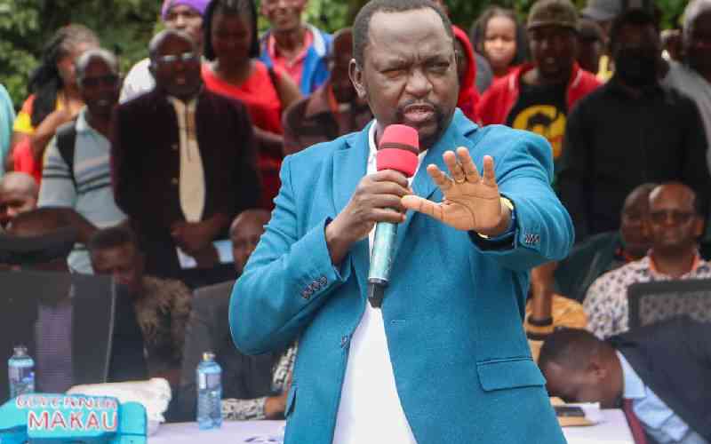 MP Makau cautions Kalonzo against favouring Wavinya on Wiper ticket row