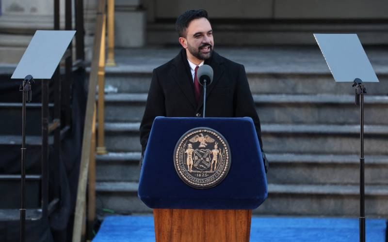 New York mayor Mamdani pledges left-wing success after taking office