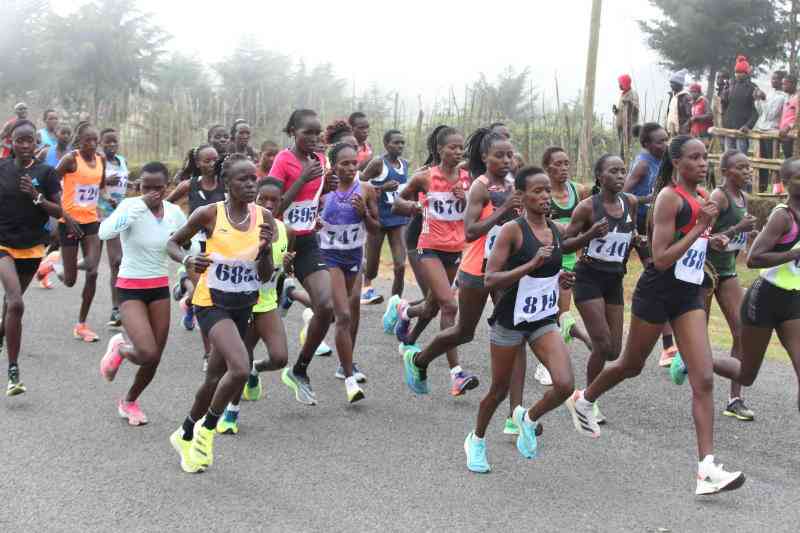 Top runners relish time in Iten marathon