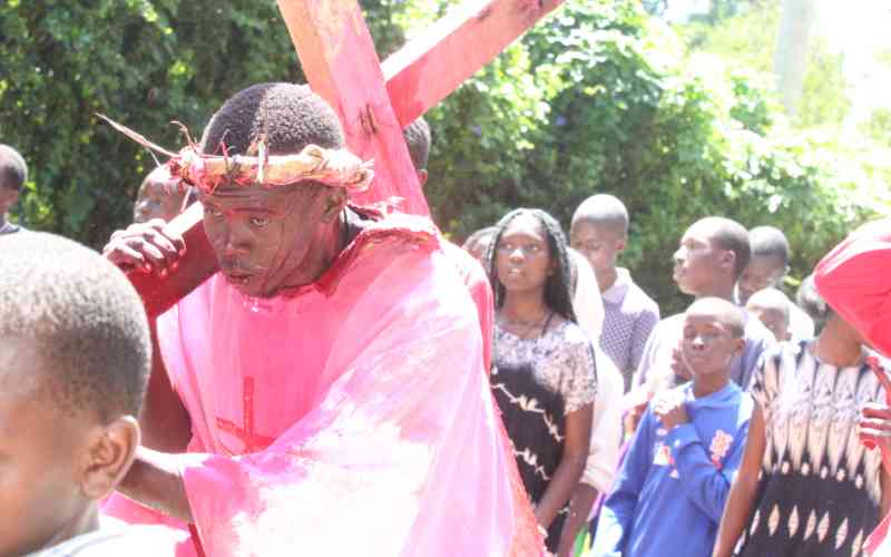 In remembering Christ's sacrifice let us return the nation back to God