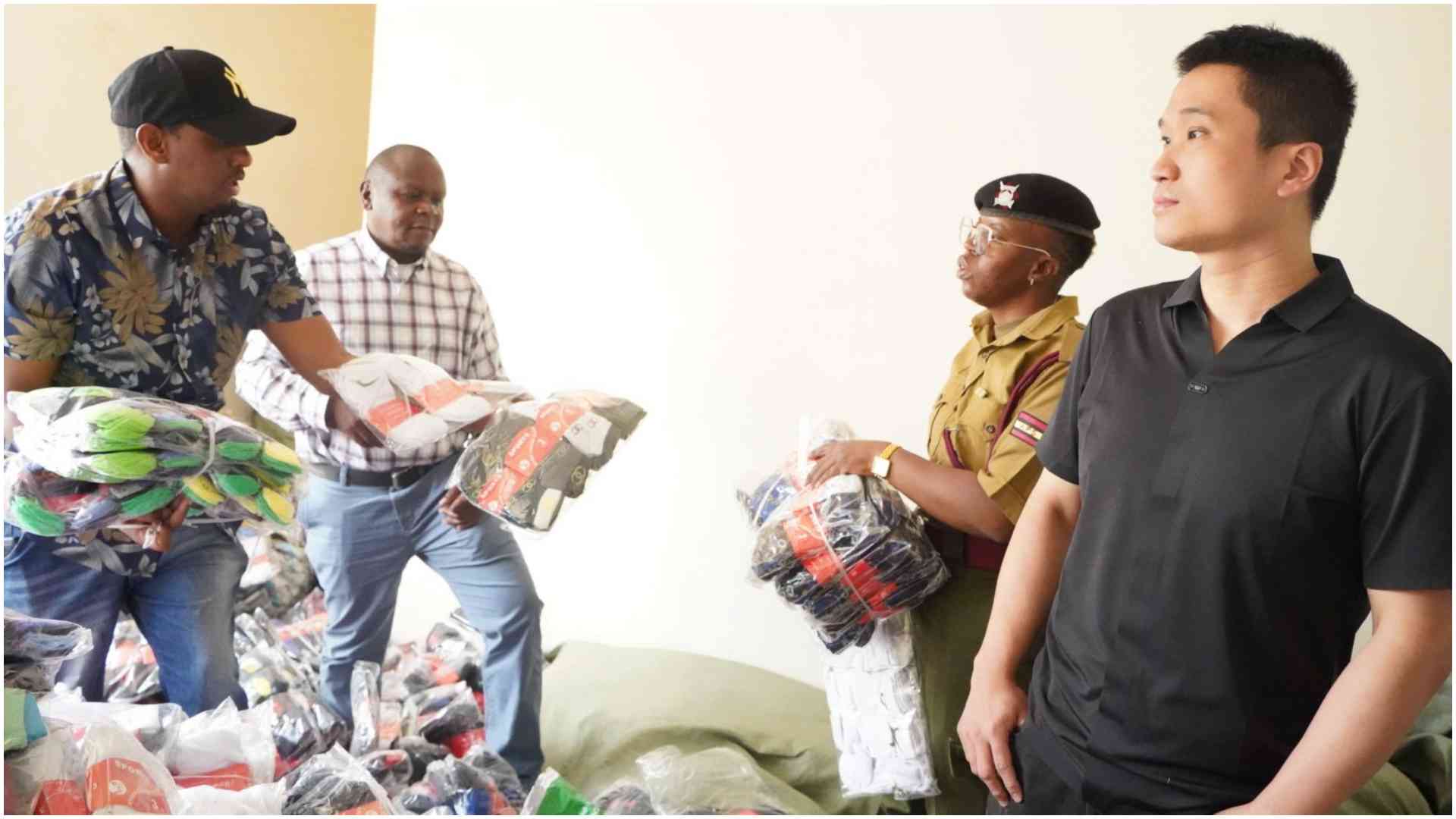 Chinese man arrested in Gikomba with counterfeit socks worth Sh50 million