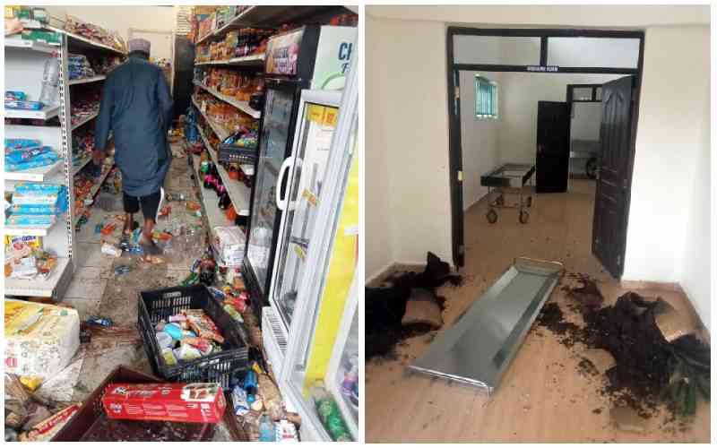 Aftermath: Supermarket and newly opened morgue looted in Kisumu