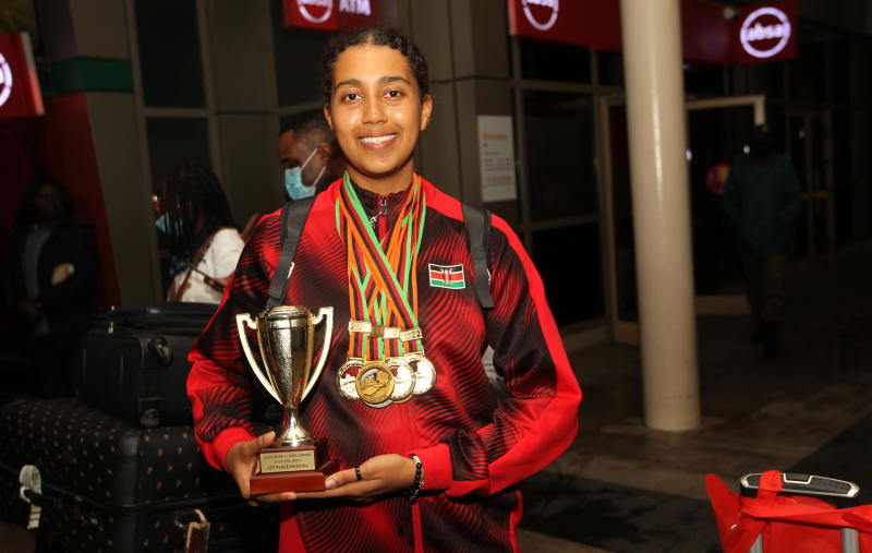 Kenyan swimmers back after good show in Zambia