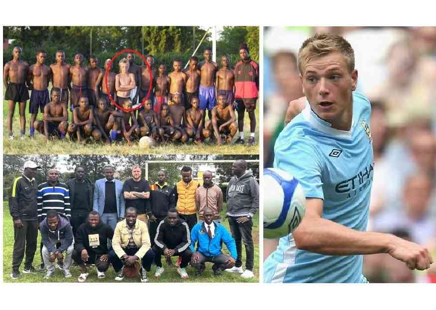 Ex-Manchester City striker Guidetti returns to Kenya to recreate an old photo with teammates