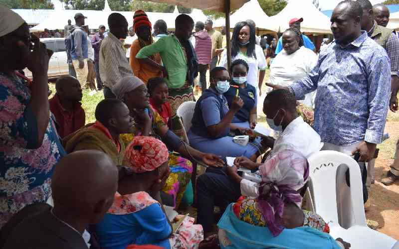 Doctors raise concerns over cervical cancer in Ndhiwa's free medical camp