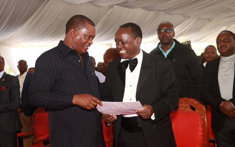 Ruto's cabinet dilemma: Could Kivuti be the man to replace Muturi?