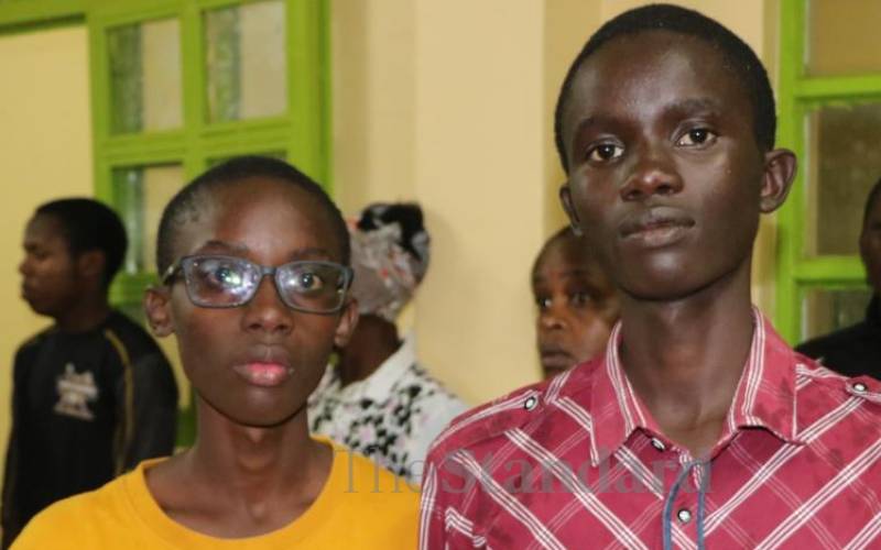 Joy for twins who got As from different schools