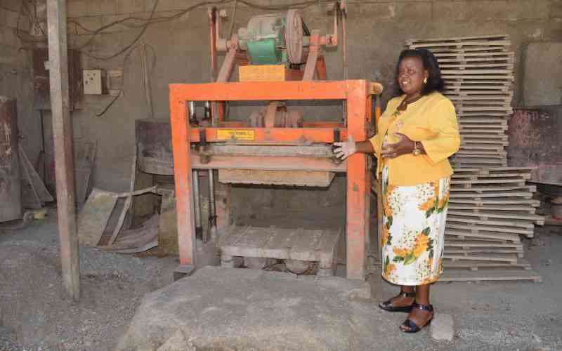 Martha Waititu; Former school secretary making waves in construction
