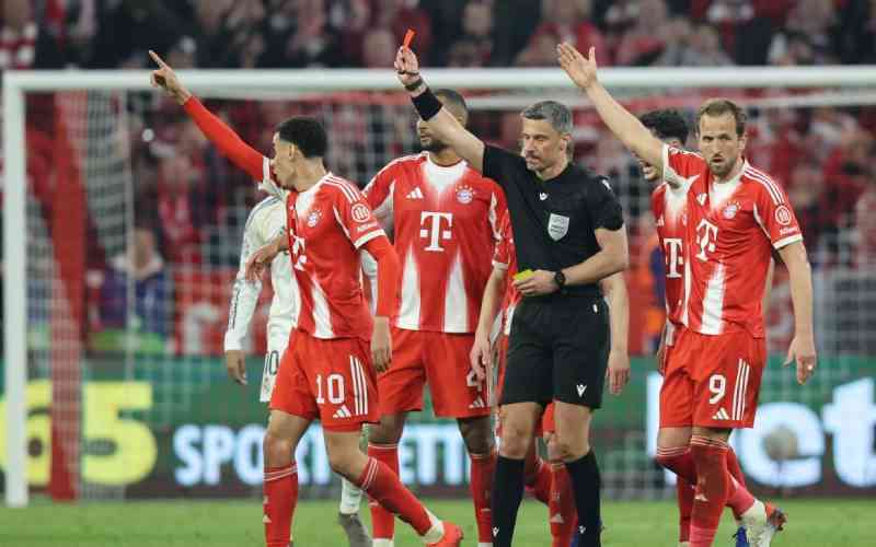 Real hit out at 'unbelievable' red card after Bayern defeat
