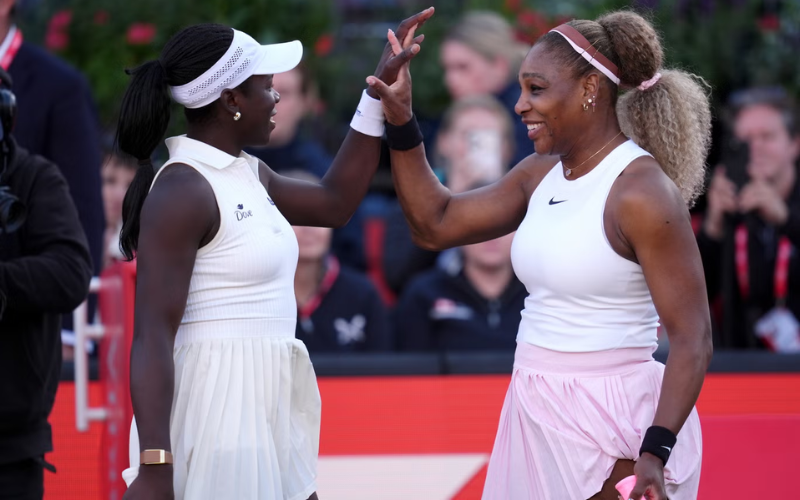 Serena Williams returns in style with winning doubles comeback at Queen's Club