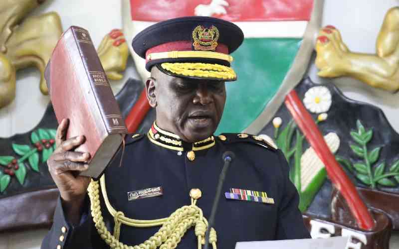 Ruto hails Masengeli as IG Kan...