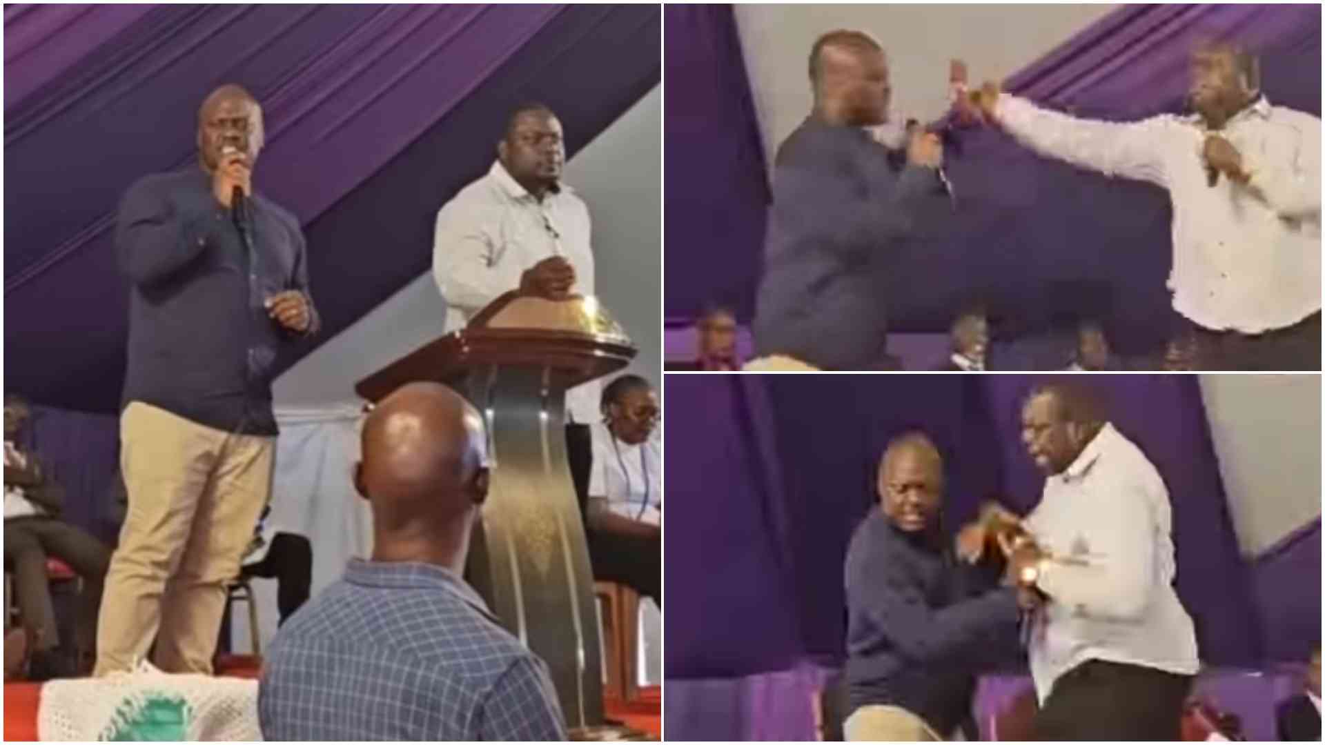 Drama at funeral as 2 Kisii MPs exchange blows over criticism of Ruto's leadership