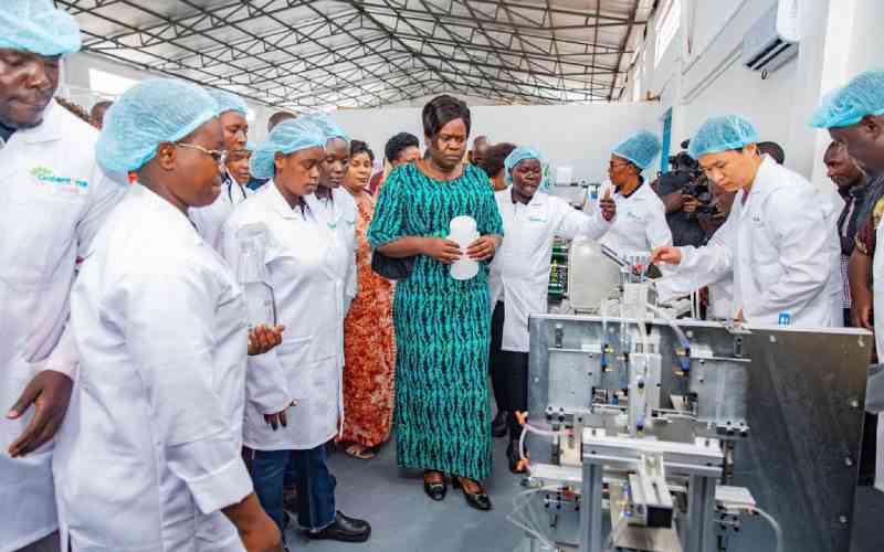 Homa Bay launches sanitary pad factory to tackle period poverty