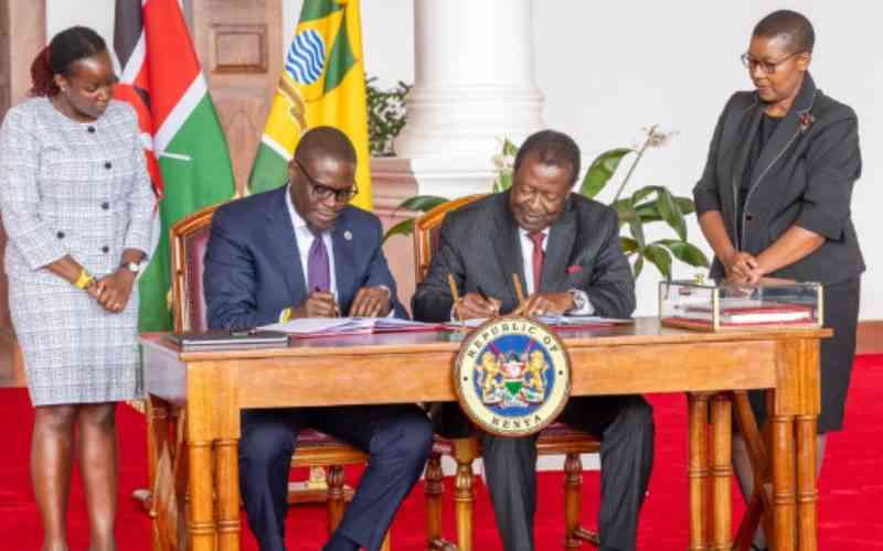I have no interest in running Nairobi, says Ruto after pact signed