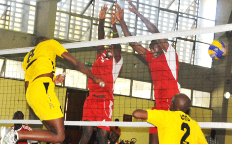 Champs stretched before edging out KDF 3-2 as national volleyball play-offs serve off in Mombasa