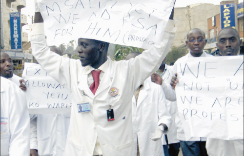 Siaya County health workers issue strike notice
