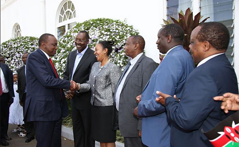 President Uhuru's warm welcome at State House in pictures ...