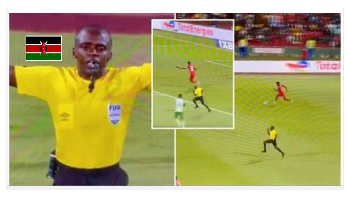 AFCON: Kenyan referee Waweru leaves fans in awe after his brilliant running technique