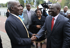 Hussein Ali joins Ruto at The Hague