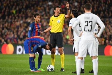 Barcelona vs Paris Saint-Germain referee Deniz Aytekin facing demotion