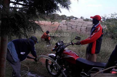 Boda boda that can irrigate crops and ferry farm inputs
