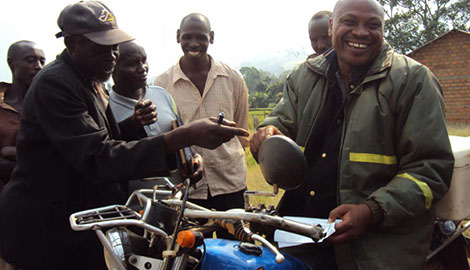 MP abandons top-of-the-range vehicles for boda boda ride