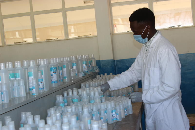 College students in novel venture to produce sanitisers