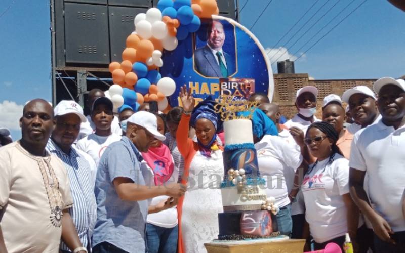 Birthday celebrations in Kisii County.